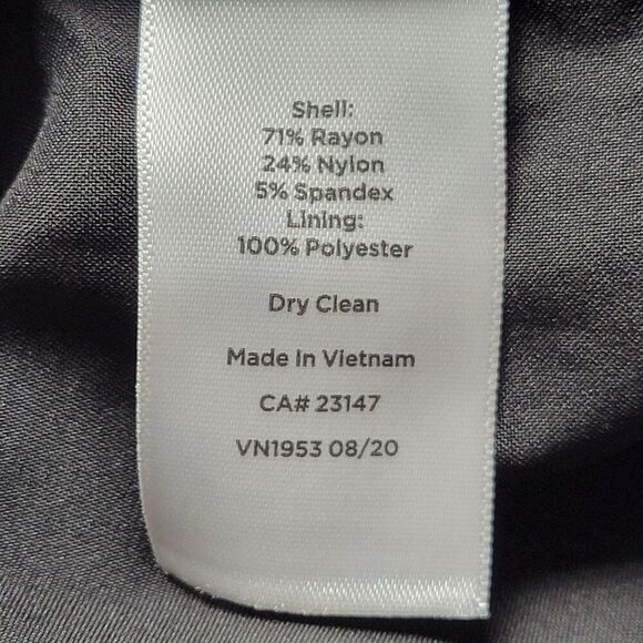 Talbots Black Sleeveless Dress Sz 4P - Picture 9 of 12